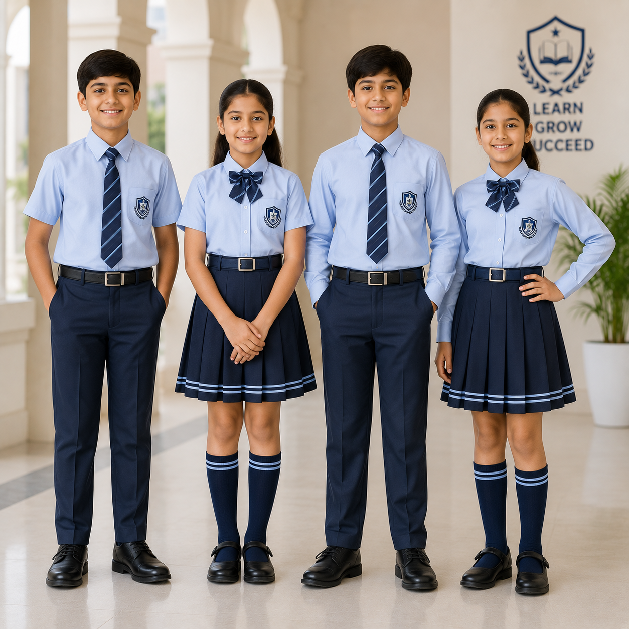 SmartClass Premium School Uniform Set